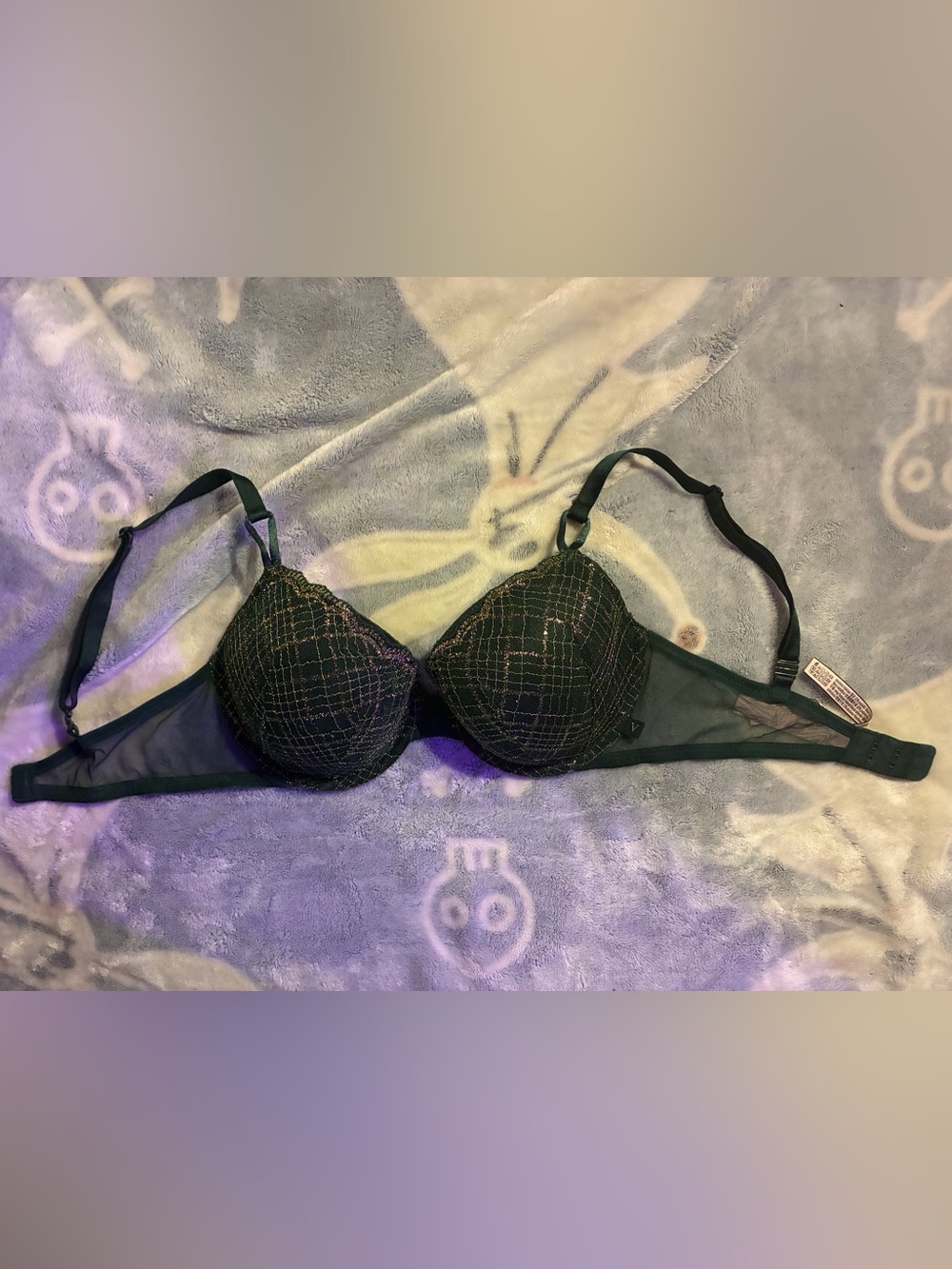Victoria's Secret green and gold Women's Bra with Underwire